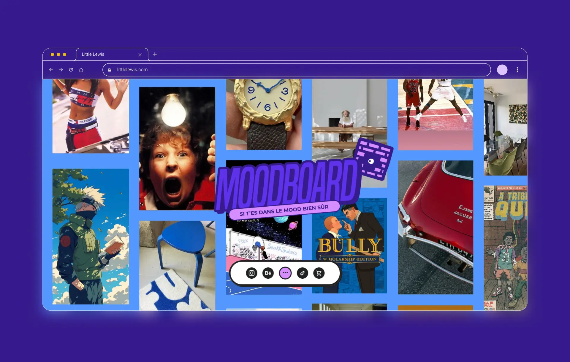 Little lewis UX UI design website Moodboard project by Studio Phosphor